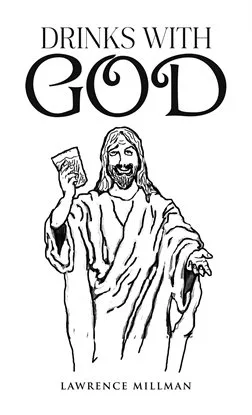 Cover of Drinks With God: a robed figure with a book.