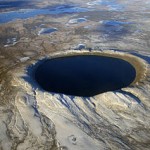 Pingualuit crater, in Northern Quebec